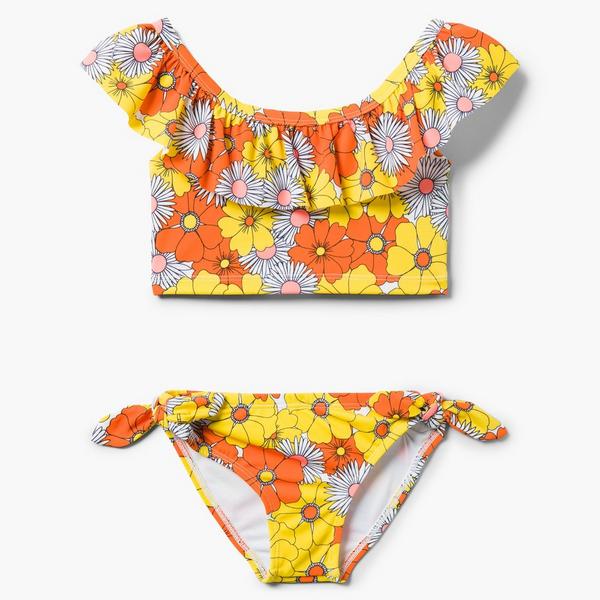 [당일출고] Floral Ruffle 2-Piece Swimsuit
