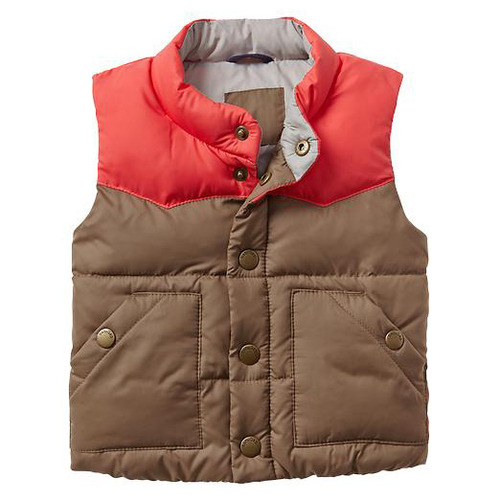 [빠른배송] Warmest colorblock puffer vest