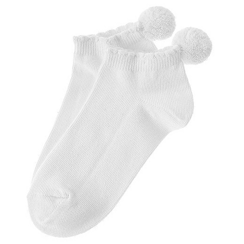 White Pom Pom Sock (빠른배송) 